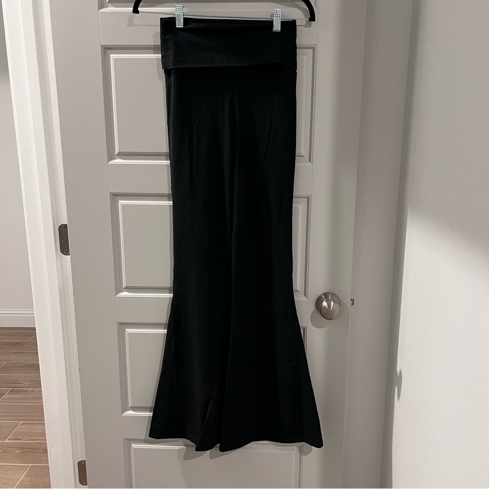 Aerie Black Flared Leggings